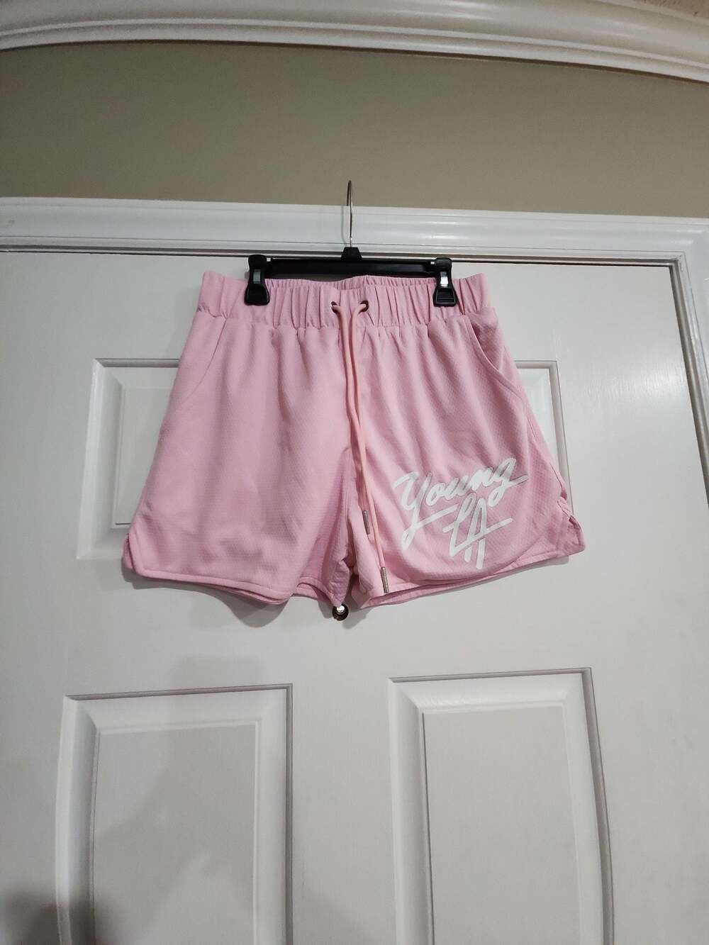 YoungLA Legacy Athletic Shorts Pink Women's Size Medium